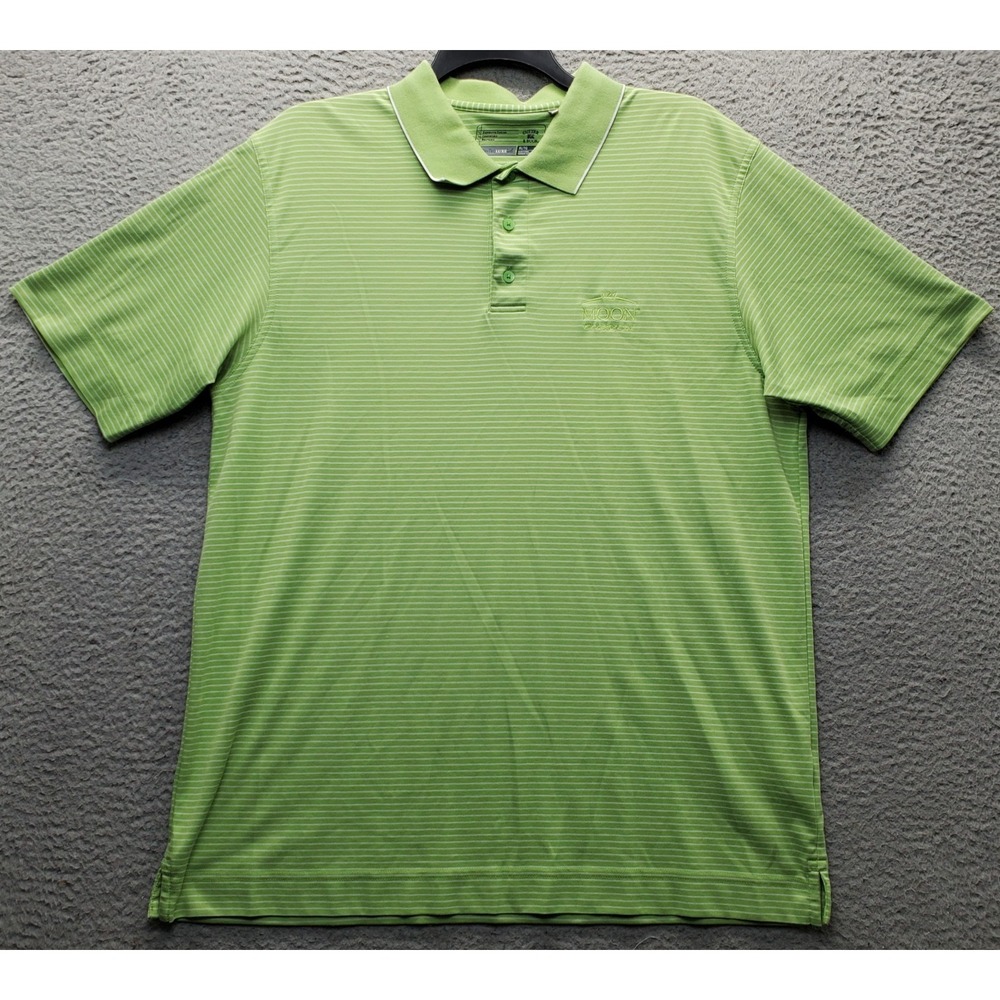 Cutter & Buck Golf CB Dry Tec Luxe Polo Shirt Mens XL Multi Striped Evaporative
